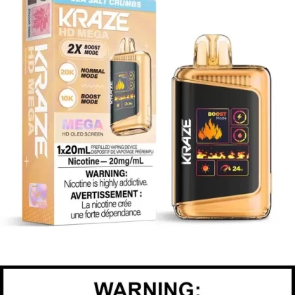 Sea Salt Crumbs Kraze HD Mega Disposable Vape