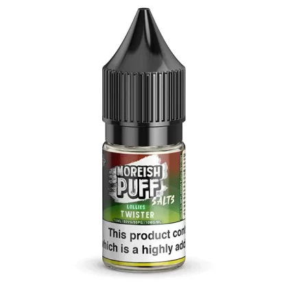 Moreish Puff Lollies Twister Nic Salt E-Liquid - 20mg