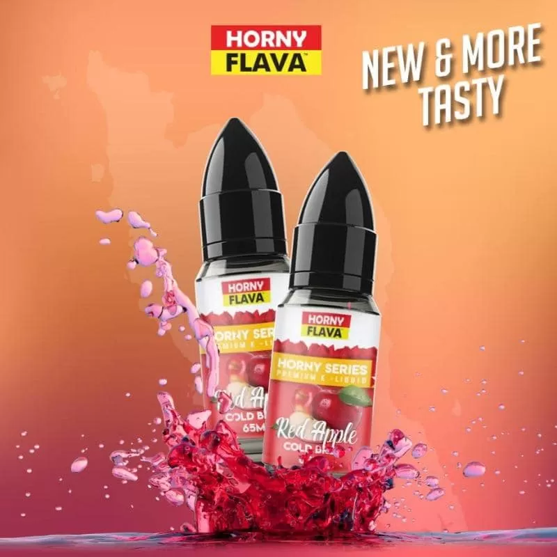 Horny Series Red Apple Cold Brew E Liquid by Horny Flava - 3 mg / 65 ml