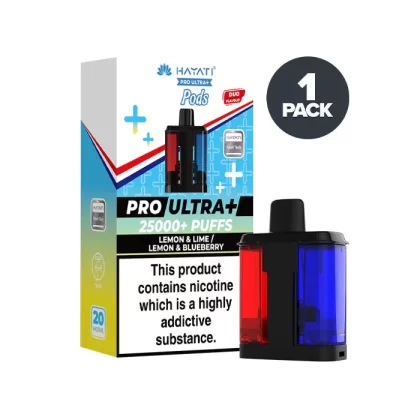 Lemon & Lime / Lemon & Blueberry Hayati Pro Ultra Plus Refill Pack - Ukecigstore