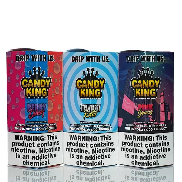 Candy King - No Nicotine Vape Juice - 100ml - Sour Straws