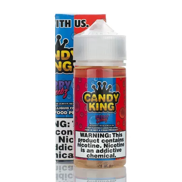 Candy King - No Nicotine Vape Juice - 100ml - Sour Straws - Image 2