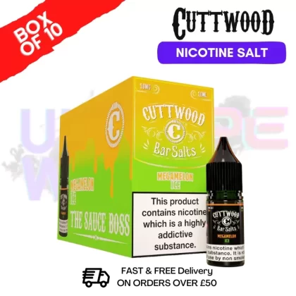 MegaMelon ICE Cuttwood Bar Salt BOX OF 10
