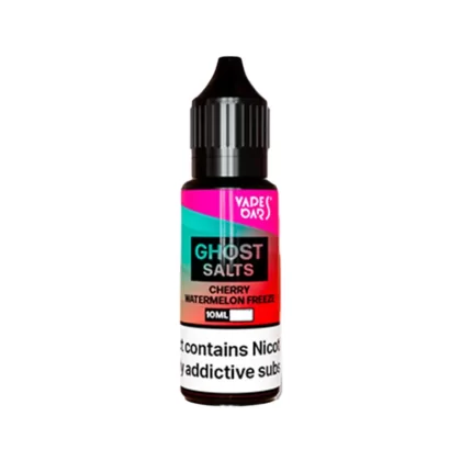 Vapes Bars Ghost Salts Cherry Watermelon Freeze Nic Salt - 10 Pack - 10mg