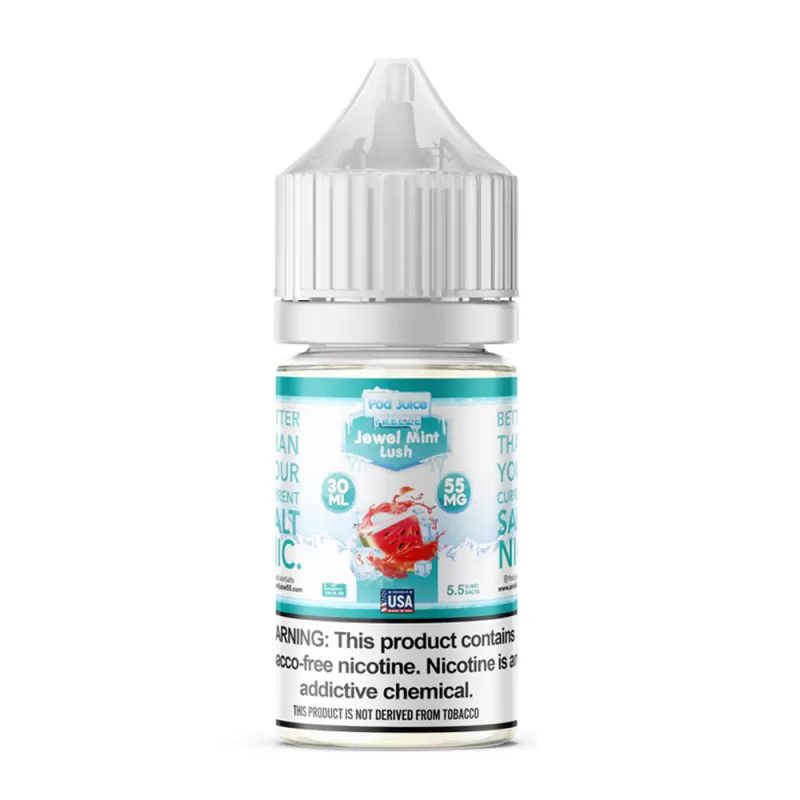 Jewel Mint Lush Freeze 30ml – Pod Juice Salt - Vape Product, Vape Product - Image 2