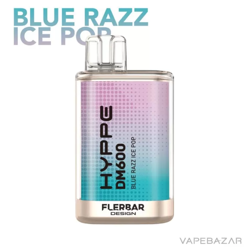FLERBAR HYPPE DM600 – Blue Razz Ice Pop - Image 2