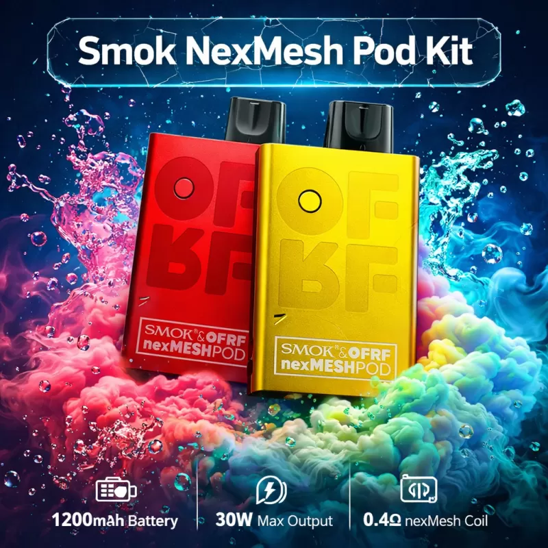 Smok NexMesh Pod Kit - Blue - Vapeciga