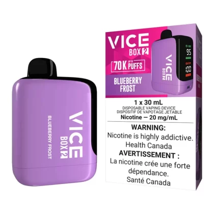 Vice Box 2 Disposable Vape Device - Blueberry Frost - 20mg/ml