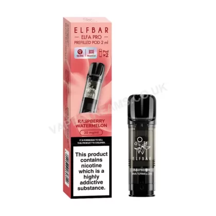 Elf Bar ELFA Pro Raspberry Watermelon Prefilled Pods - Vapestreams Co
