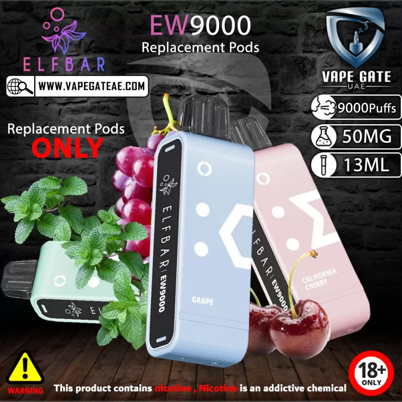 ELF Bar EW9000 Puffs Replacement Pods - Lime Cola (Pods) / 50 mg