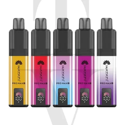 HAYATI PRO MAX + 6000 6K PRE-FILLED POD VAPE KIT 5 X MULTIPACK