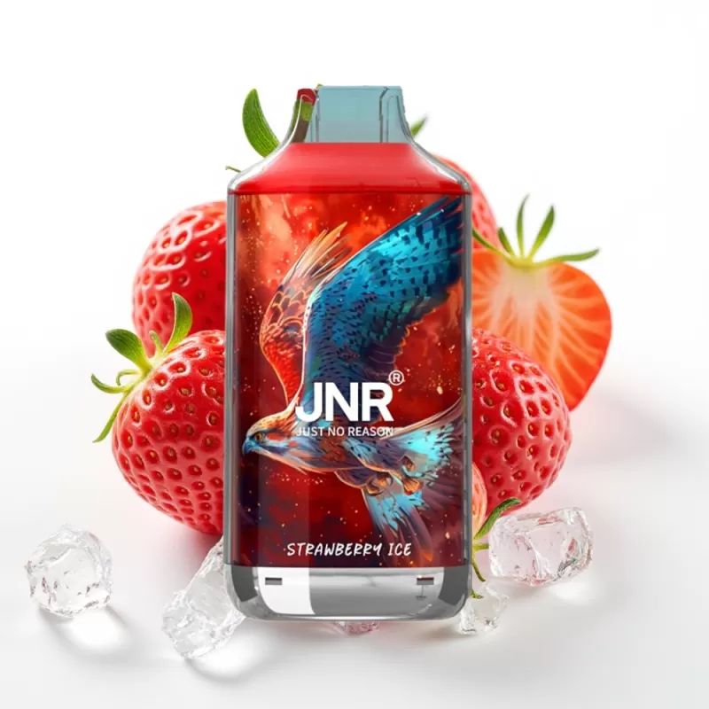 JNR Falcon 16000 Puffs Fresa Helada, 850mAh, 22ml, Dual Mesh Coil - Fumotvapemexico