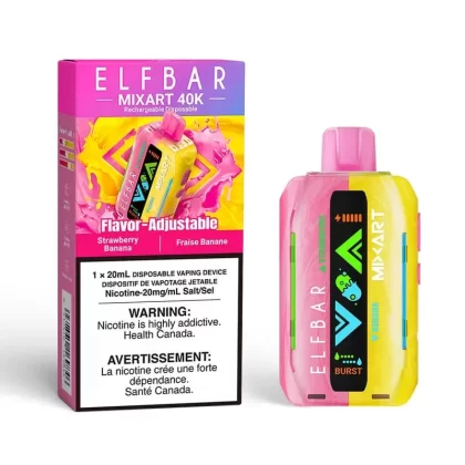 Elf bar 40k Mixart – Strawberry Banana