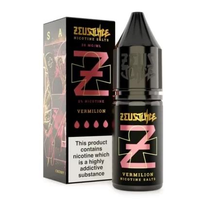 Vermilion Nic Salt E-Liquid by Zeus Juice (10ml) - 5mg