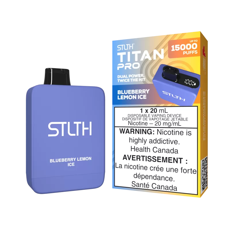 STLTH TITAN PRO - Blueberry Lemon Ice - 20 mg/mL (wholeseller) - Excise ON, 20 mg/mL - ON (C58303)