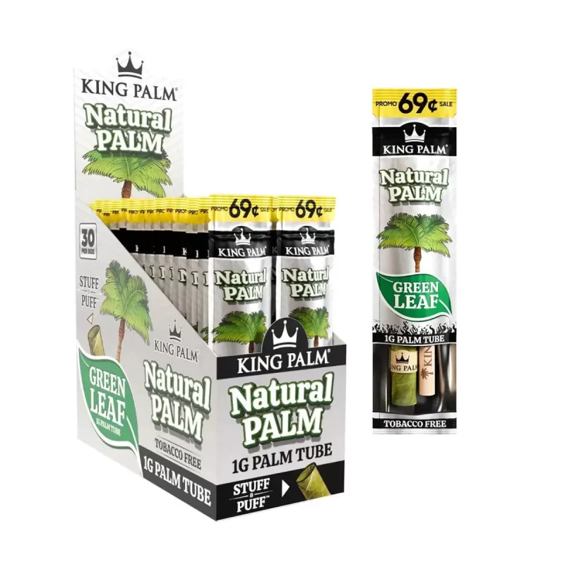 King Palm Single Flavored Palm Leaf Cones Natural Palm