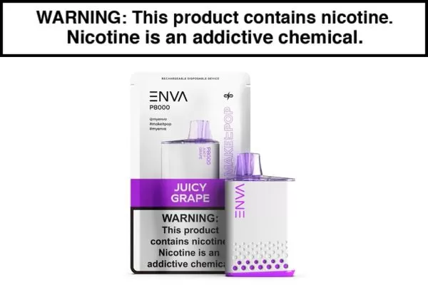 ENVA P8000 DISPOSABLE VAPE – 8000 PUFFS - Vapejuice - Image 2
