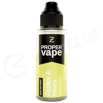 Apple & Pears Shortfill E-Liquid by Proper Vape 100ml