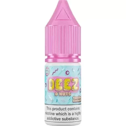 VANILLA CUSTARD NICOTINE SALT E-LIQUID BY DEEZ DNUTS