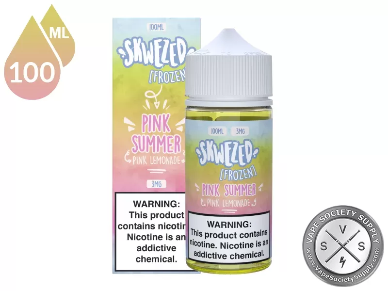 Pink Lemonade Iced SKWEZED 100ml - Image 3