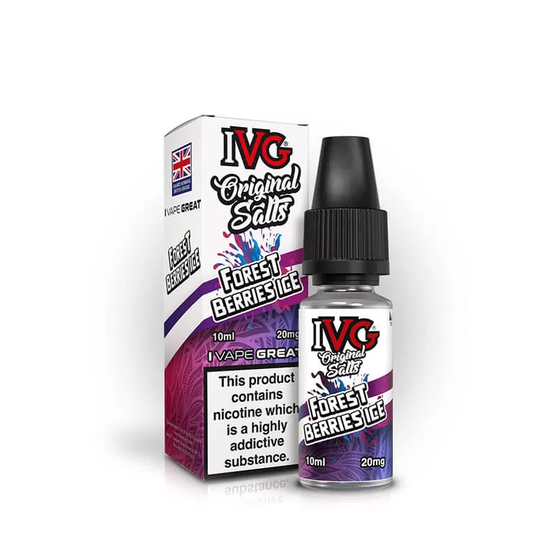 IVG Original Salts Forest Berries Ice 10ml E-Liquid - 20mg - Image 2