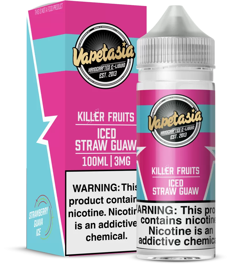 Vapetasia - Killer Fruits ICED Straw Guaw - 100ML E-Liquid