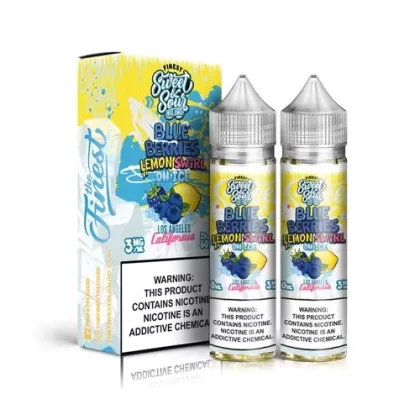 120ML | Blue-Berries Lemon Swirl on Ice by The Finest Sweet & Sour - Size#120ML~Strength#00MG>03MG>06MG