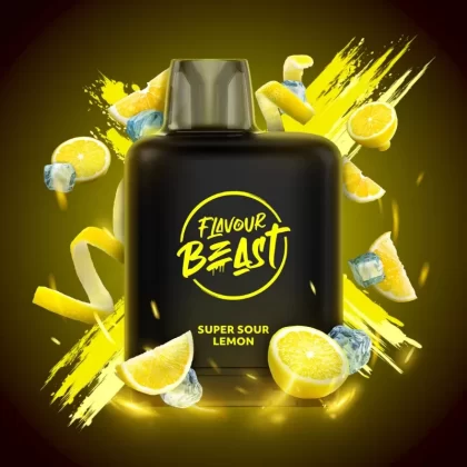 Level X G2 Super Sour Lemon Iced Boost Flavour Beast Pods