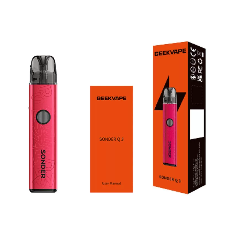 Geekvape Sonder Q3 Pod Kit 3ml - Vibe Red - Image 3