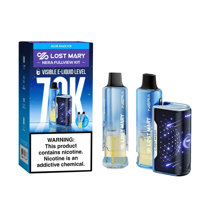 Lost Mary NERA FULLVIEW 70K Disposable KIT - 70,000 Puffs - Miami Mint - Image 3
