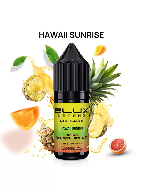 Elux Legend Hawaii Sunrise Nic Salt E-Liquids - 20mg - Image 2