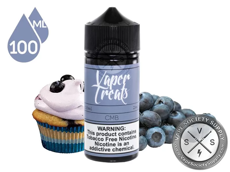 The Cupcake Man Blueberry by Vaper Treats 100ml - Vape Product, Vape Product