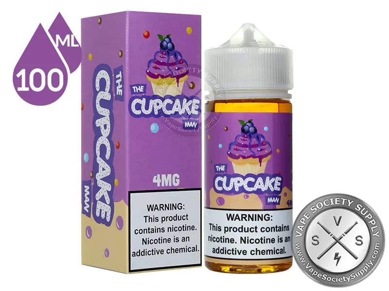 The Cupcake Man Blueberry by Vaper Treats 100ml - Vape Product, Vape Product - Image 2