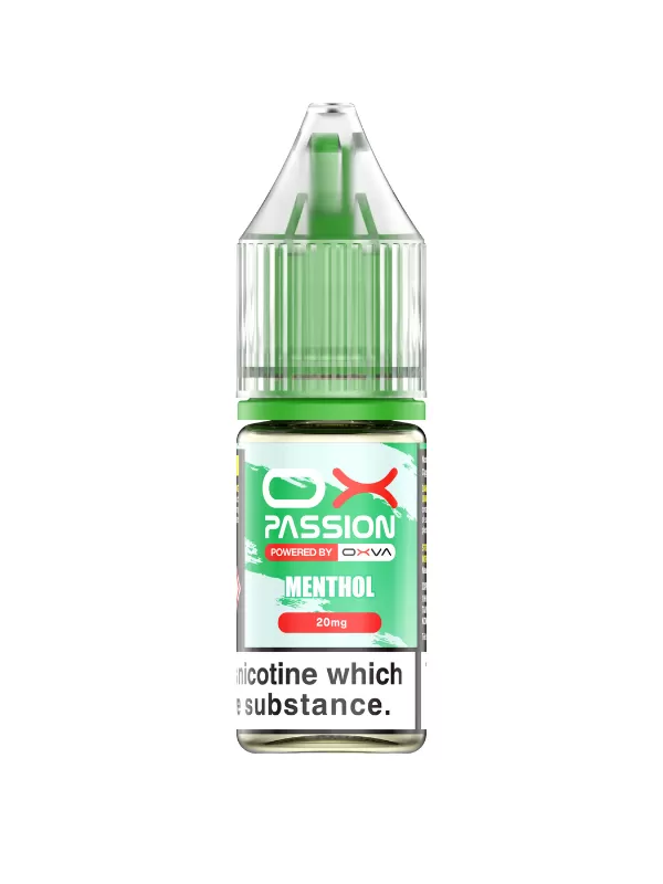 Menthol OX Passion Nic Salt E-Liquid by OXVA - 10ml - 10mg