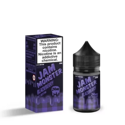 Jam Monster Salt Blackberry eJuice - Vape Product; Vape Product, Vape Product (CB8A80)