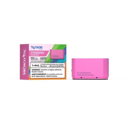 ZColors By ZLand Vape Pod – Strawnana – 15K Puffs