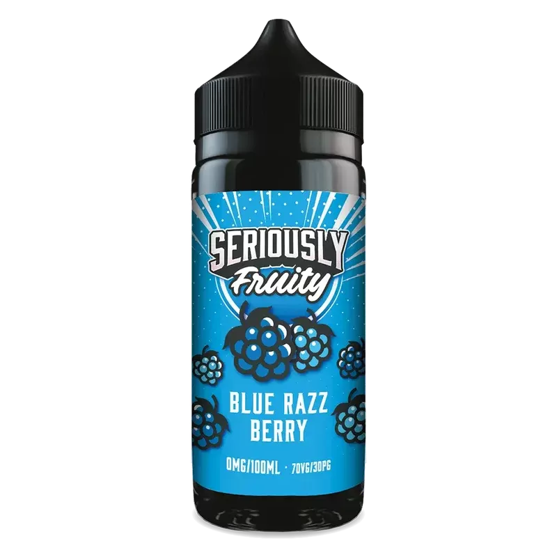 Seriously Fruity by Doozy Blue Razz Berry 100ml Shortfill E-Liquid - Ecigpremium