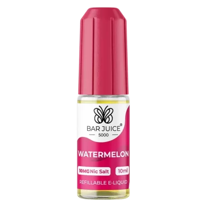 Bar Juice 5000 Watermelon Nic Salt Vape Juice 10ml - Strength#10mg>20mg