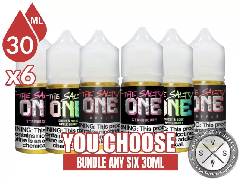 THE SALTY ONE Bundle 6x30ml (180ml)