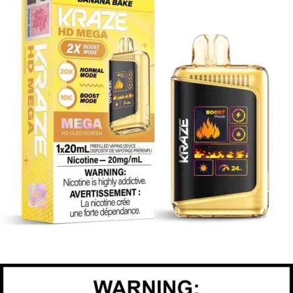 Banana Bake Kraze HD Mega Disposable Vape