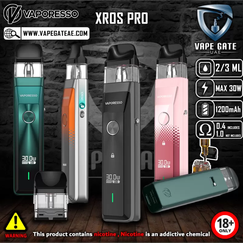 VAPORESSO XROS PRO 1200mAh POD SYSTEM - Silver