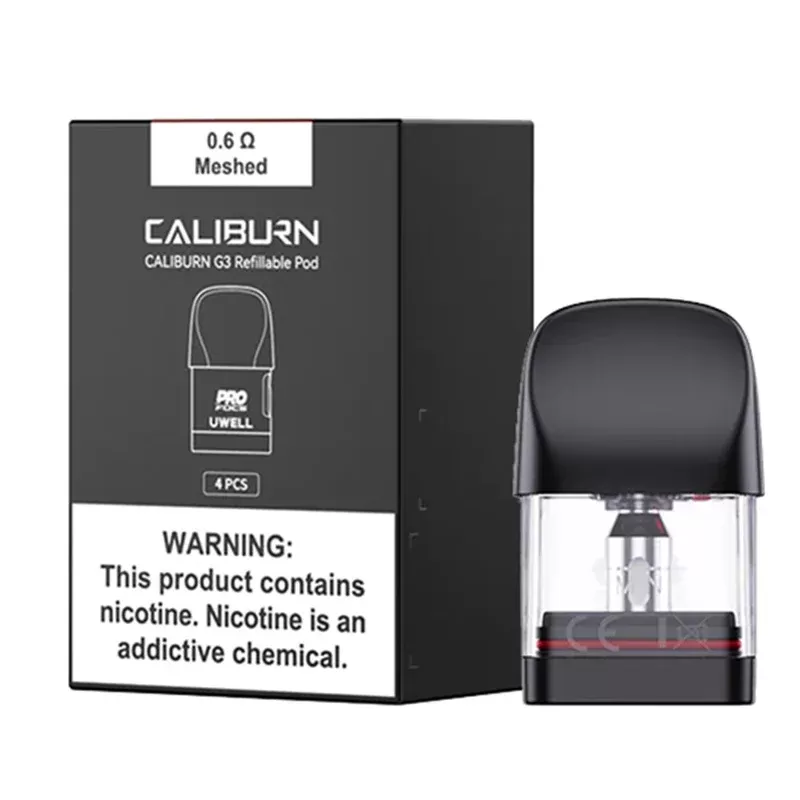 Caliburn G3 Replacement Pods By Uwell – Pack Of 4
