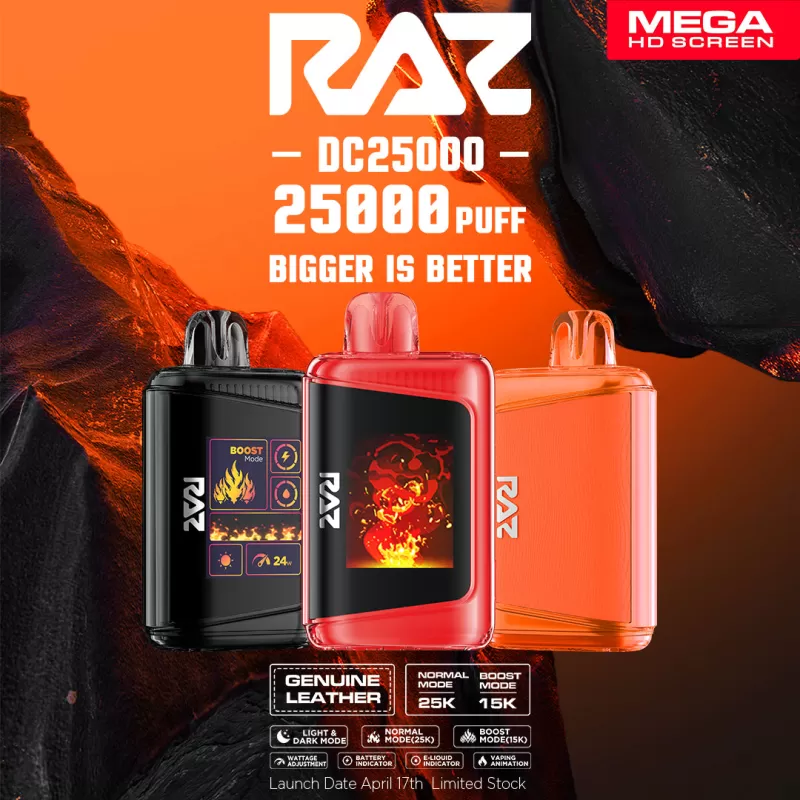RAZ LTX 25K Puff Disposable Device – 25000 Puffs - Cherry Strapple