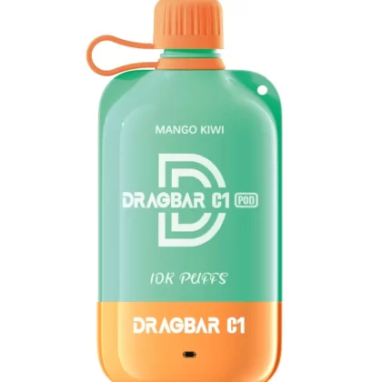 Dragbar C1 Disposable Vape- Mango Kiwi (10000Puffs)