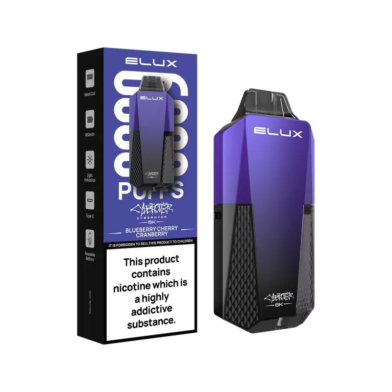 Elux Cyberover 6K Pod Kit - 10 Pack - Watermelon Ice - Image 2