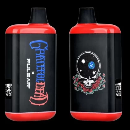 Grateful Dead x Pulsar 510 DL 2.0 Pro Auto-Draw VV Vape Bar - Color#Steal Your Face>Space Your Face>Assorted Designs~Quantity#Individual>10pc Display
