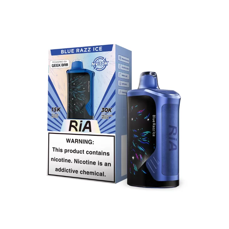 RIA NV30K Puff Powered By GEEK BAR Disposable Device – 30,000 Puffs - Sour Strawberry Dragon - Image 3