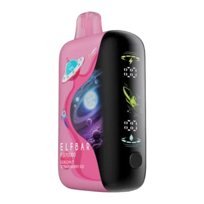 Elf Bar FS70K Disposable Vape Device - Coconut Strawberry Ice 20ml - 20mg/ml