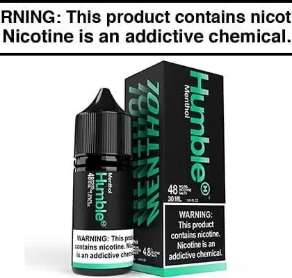 MENTHOL BY HUMBLE SALTS 30ML - Vapejuice