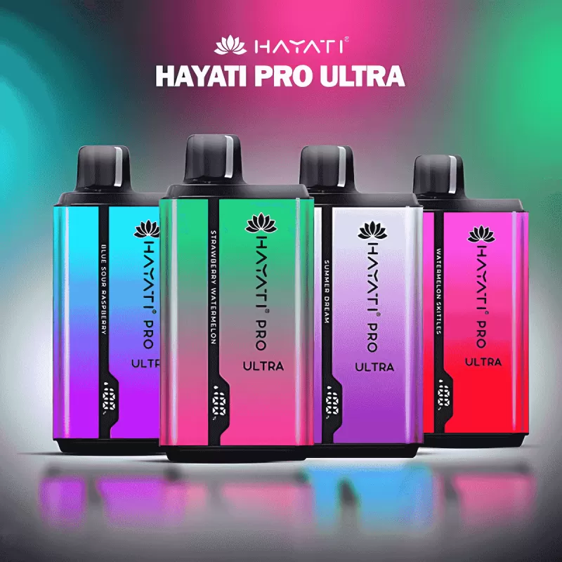 Hayati Pro Ultra 15000 Puffs Disposable Kit - Watermelon B' Gum / Strawberry B' Gum / 20mg / 1pc / CN - SZ Warehouse